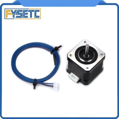 1pc Nema 17 Stepper Motor 42 Motor 1.5A 2 Phase 4 Wires 1.8 Degree With Cable For Extruder CNC Prusa I3 MK3 TEVO Tornado