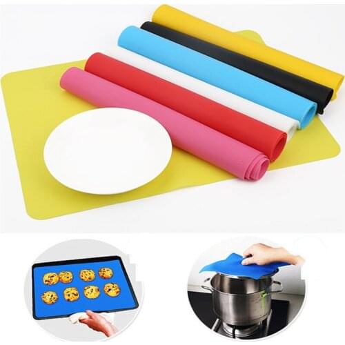 Silicone Pad Mat Bakeware Oven Heat Insulation Pad Cookies Mats Baking Liner Non-stick Thick Kitchen Tools