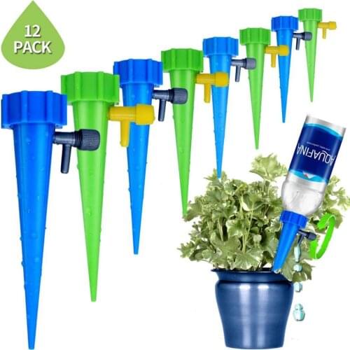 6/12PCS Self-Contained Auto Drip Irrigation Watering System Automatic Watering Spike for Plants Flower Indoor Household Dripping