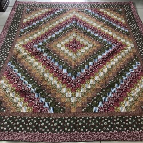 Hundred homes! Hundred homes! Pure cotton! Patchwork quilt!! Bed cover, wash quilt, crawl pad