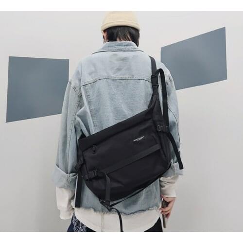 Large Men Crossbody Messenger Bags Oxford Waterproof Ridding Bag Sling Shoulder Travel Bag Large Mountain Bike Cycling Bag