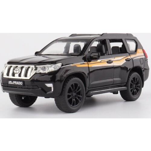 TAKARA TOMY 1:32 Model Car Boy Sound Light Toy Car Childrens Toy Gift Collection with Acousto-optic Return Force Toyota Prado