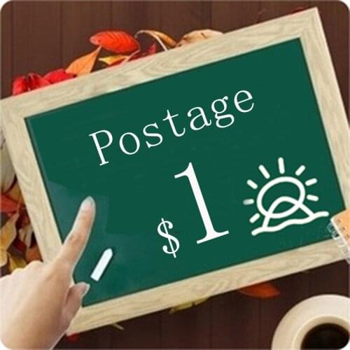 1$ For the postage.Or make up the difference in the price of the clothes