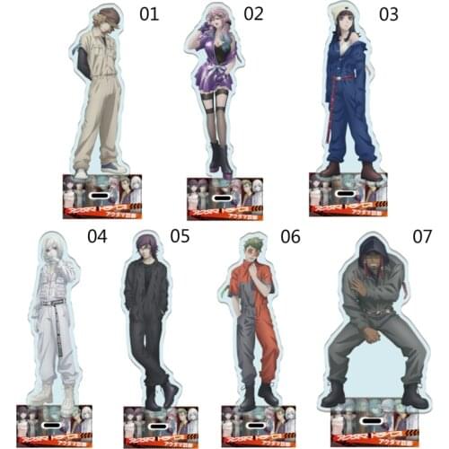 1Pcs New Japanese Anime Akudama Drive Acrylic Stand Figure Model Plate Desktop Decor Keychain Badge Collection For Gift