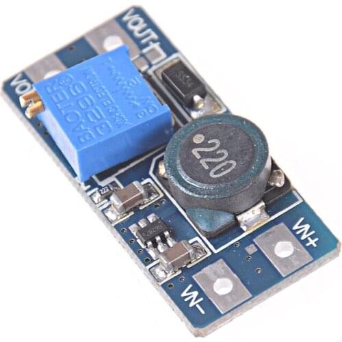 1pc DC-DC Step up Converter Boost 2A Power Supply Module in 2V- 24V to OUT 5V-28V Adjustable Regulator Board