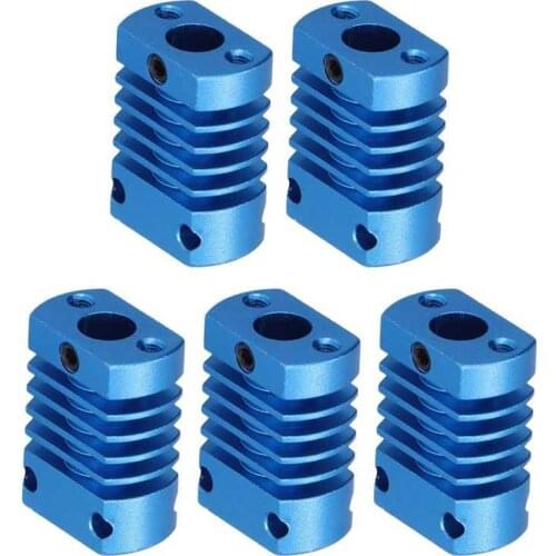 5Pcs 3D Printer Heat Sink Radiator Aluminum Alloy Dissipation Block Extruder MK10 E3DV6 3D Printer Accessories