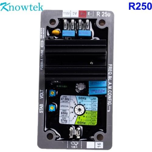 Automatic Voltage Regulator R250 AVR For Generator Genset Volt Regulation