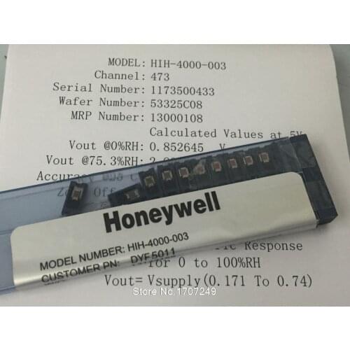 Free shipping 10pcs/lot HIH-4000-003 HIH-4000 HIH4000 SIP Humidity Sensors HIH4000-003 connector