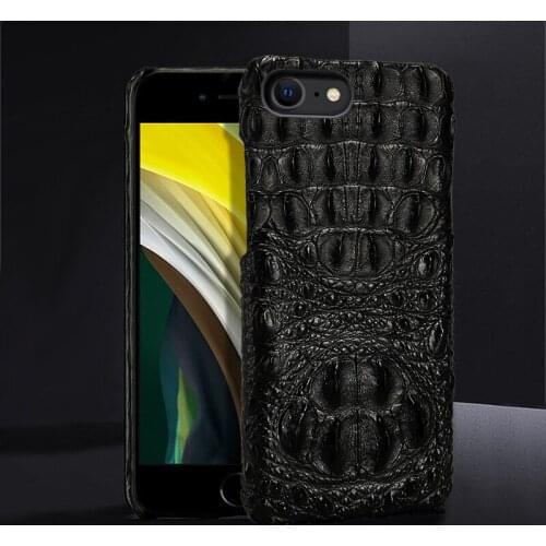 100% Natural crocodile leather Phone Case for iPhone SE 2020 11 Pro Max X XS Max XR 8 Plus 6 6s 7 Plus 5s SE 2020 luxury Cover