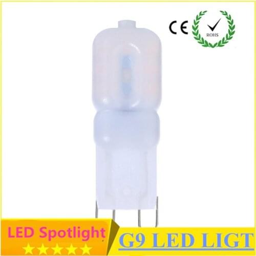 Dhl ems 100pcs G9 LED Lamp 5W 220V 240V SMD2835 G9 LED Bulb 360 Degree Lighting High Transmittance Warm/Cold White