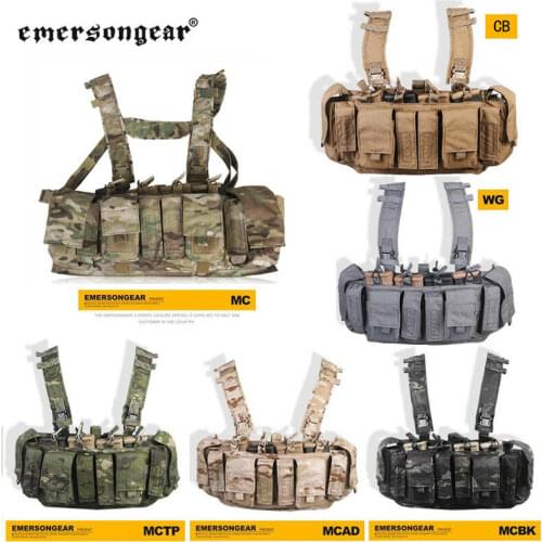 EMERSON MF Style 500D Nylon Molle Camo Vest UW-IV Tactical Chest Rig
