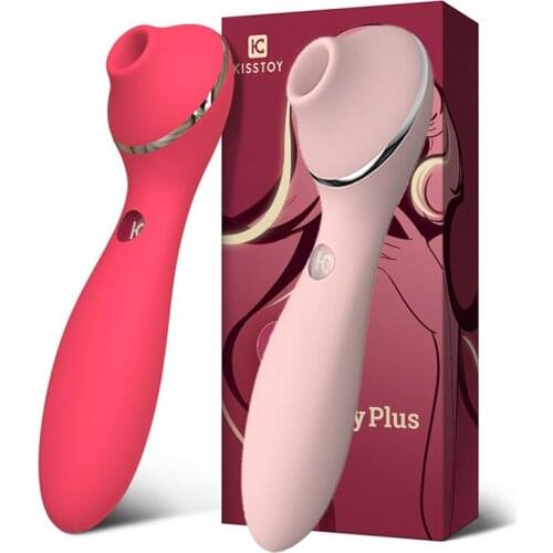 KISS TOY Polly Sucking Vibrator Clitoris Sucker Heatable Nipple Sucker G Spot Vibrator Clitoris Stimulator Adult Sex Toys Woman