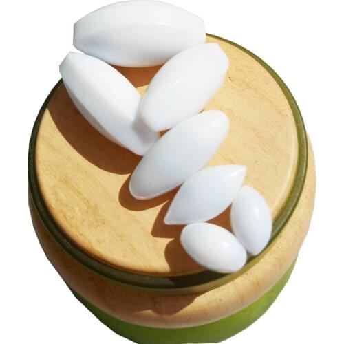 10pcs Different Size PTFE Magnetic Stirrer Mixer Stir Bars Olive shape Stirring Bars PTFE Stir Rod Spinbar