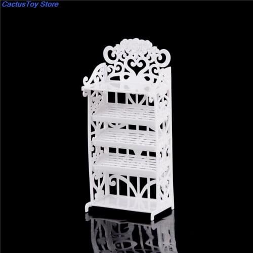 Cute dollhouse Doll Shoes Rack For Doll Furniture Kids Toys
