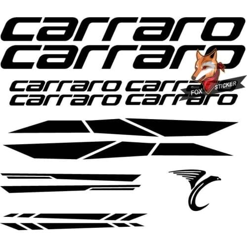 Bicycle Frame Stickers Road Bike Mountain Bike MTB Track Bike TT Bike Cycle Decal Reflective Stickers for CARRARO Bike Stickers