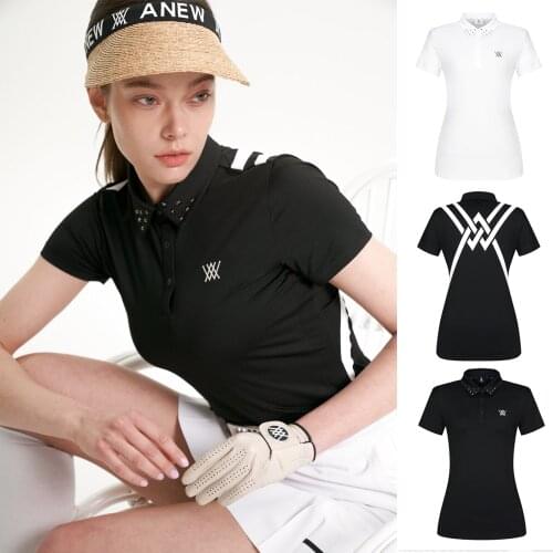 Summer New Golf Clothing Womens Short-Sleeved Outdoor Sports Quick-Drying Breathable PoloT-Shirt Slim All-Match Jersey Quality