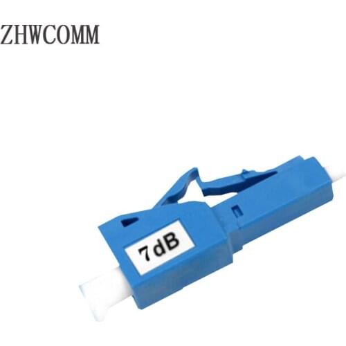 ZHWCOMM 10PCS/bag LC 7db Fiber Optical Attenuator LC/UPC Female to Male fiber optic adapter Free shipping