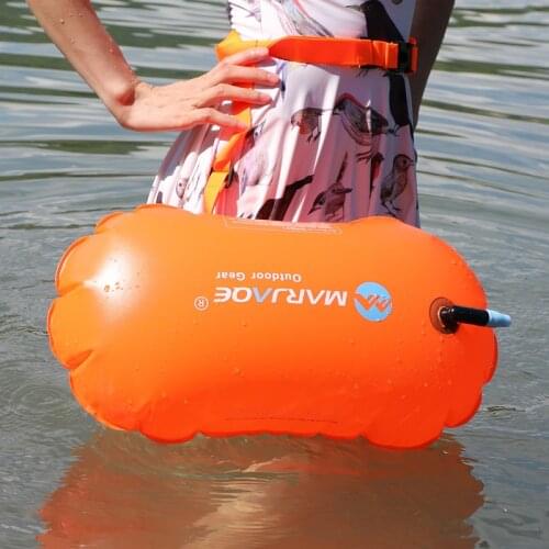 Swimming Buoy Inflatable Swimming Buoys Life Bag Safety Float Air Dry Bags Water Sport PVC Swimming Buoy Tow Float Dry Bag