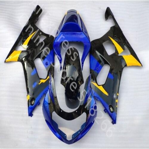 Blue black yellow Fairing for SUZUKI K1 K2 GSXR600 GSXR750 2001-2003 motorcycle fairing GSXR 600 750 01 02 03 Fairing