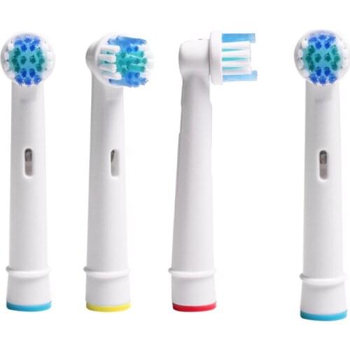 4Pcs/Set Replacement Toothbrush Heads Tooth Brush Replacement Brush Head for Oral B Replacement Soft-bristled 4 Colors