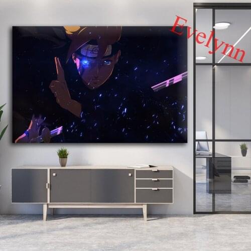 Modern Canvas Anime Poster Boruto Modular Pictures Hd Print Nordic Wall Art Boys Living Room Bedroom Decoration Painting Frame