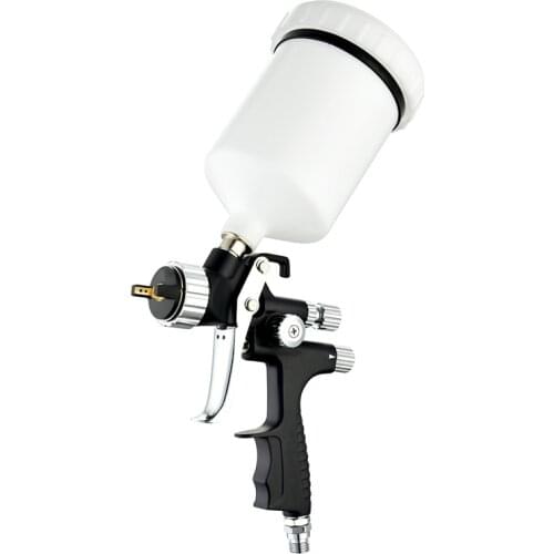 High Quality HVLP Spray Gun High Atomization Professional Automotive Sheet Metal Gravity Paint Gun 1.3mm Nozzle 600cc Cup