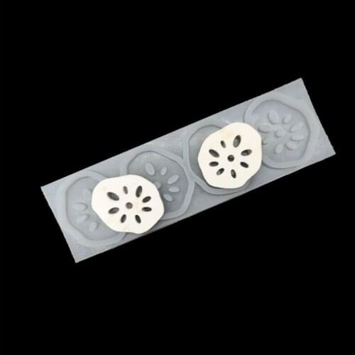 Jelly chocolate eating ice lotus root slice food grade silica gel mold