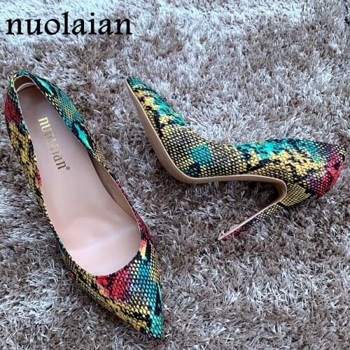 2019 Womens High Heel Shoes Dress Summer Platform Pumps Woman Pump Shoes Party High Heels Ladies Wedding Chaussure Dropshipping