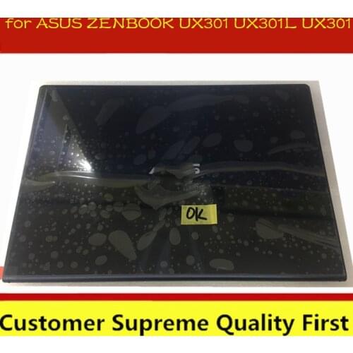 13.3" for ASUS ZENBOOK UX301 UX301L UX301 LCD Screen Display Back Cover Hinges Touch screen Digitizer Full Assembly