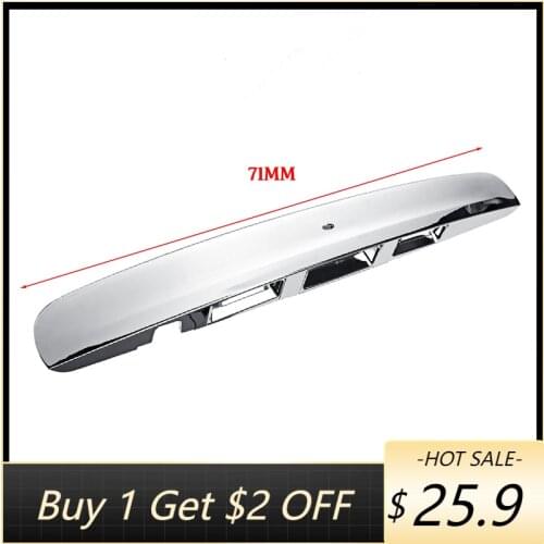 1Pc Silver Tailgate Boot Lid Plating Strip Handle With I-key & Camera Hole For Nissan Qashqai J10 2007-2014 Plastic Trim Cover