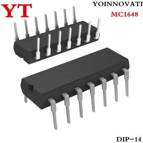10PCS MC1648P MC1648 DIP 14 Voltage Controlled Oscillator new stock ic Best quality