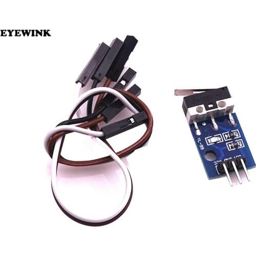 100pcs Car Helicopter Crash Collision Sensor Impact Switch Module Robot Model For Arduino with Dupont Cable