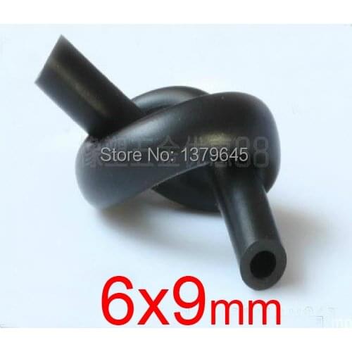 6x9mm 6mm ID 9mm OD FKM hose,Fluorine rubber tube, fluororubber FPM viton tube