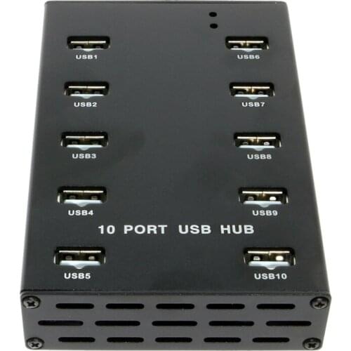 Ladagogo 10Ports USB 2.0 new design usb por adaptador usb Data Transmission Charging Hub Adapter Hub to 480Mbps