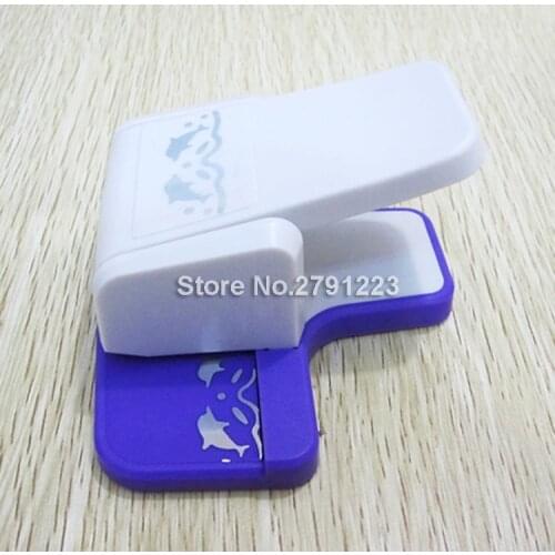 Free shipping New fancy border punch S flower design embossing machine scrapbooking handmade edge device DIY paper cutter