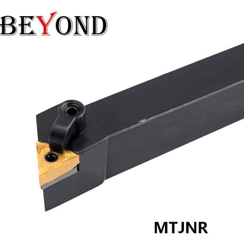 BEYOND Lathe Cutter MTJNR2020K16 MTJNR1616H16 Turning Tool Holder Carbide inserts TNMG160404 CNC Boring Bar MTJNR MTJNR2525M16