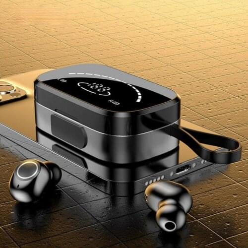 Alatour Bluetooth 5.1 Earphones 3500mAh power Bank Charging Box Wireless Headphone Sports Waterproof Earbuds Headsets With Mic