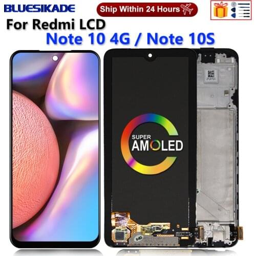 6.43" For Xiaomi Redmi Note 10 4G Display LCD Touch Screen Digitizer For Redmi Note 10 LCD M2101K7AI Display Replacement Parts