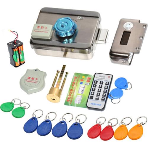 Battery Rim Electronic Lock Electric gate Lock Mute Door Lock Wired Home door gate security lock Multiple sets of optional