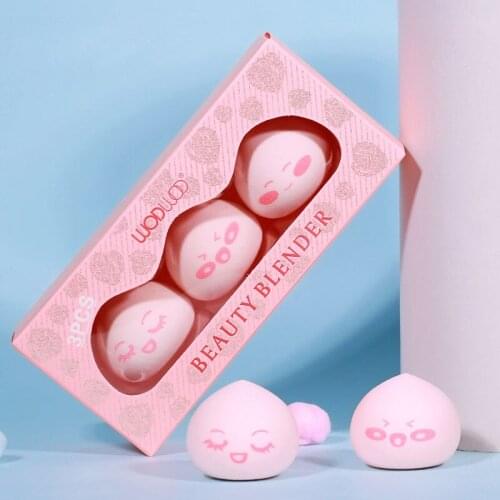 ICYCHEER 4pcs/set Makeup Blender Foundation Puff Sponges Face Cleansing Pad Puff