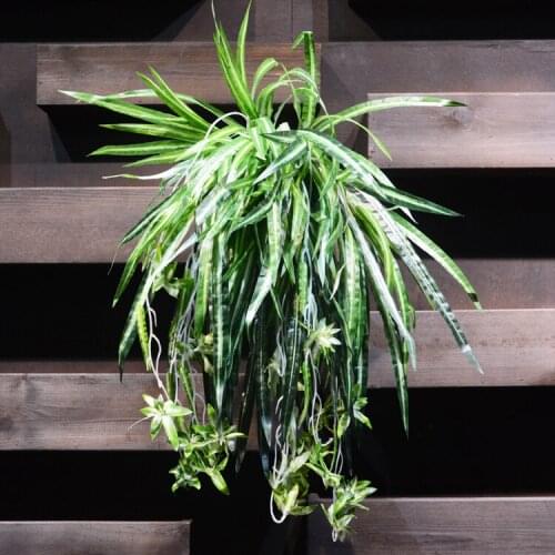 1pc Artificial flowers vine 60cm Fake Willow rattan grass home decoration Potted hanging basket plant wall flowers