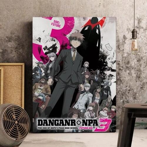 Canvas Pictures Home Danganronpa Anime HD Fight Japan Decoration Modern Paintings Wall Art Prints Posters Modular Living Room