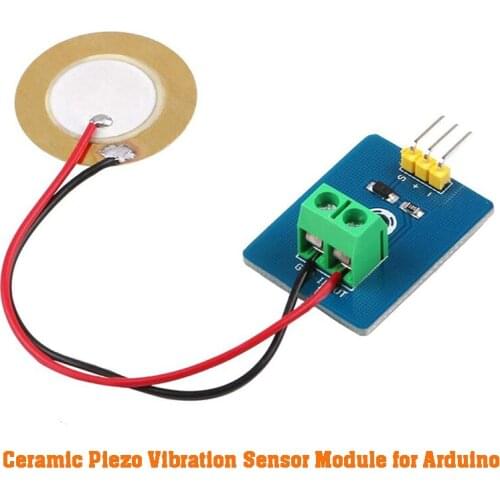 R3 Arduino UNO Sensor for DIY KIT 3.3V/5V Ceramic Piezo Vibration Sensor Module Analog Controller Electronic Components Supplies