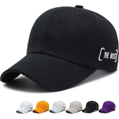 New Men Baseball Cap Cotton High Quality THE MOST COMMON Letters Embroideried Baseball Caps Hip Hop Snapback Hat Streetwear