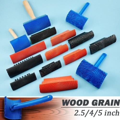New Rubber Imitation Wood Grain Tool Liquid Wallpaper Art Paint Imitation Lifelike Wood Grain Tool Wood Grain Device