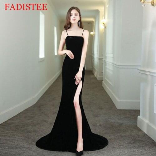 New Style Mermaid Prom Dresses Robe De Soirée De Mariage Vestido De Fiesta De Boda Платья для выпускного Side Slit