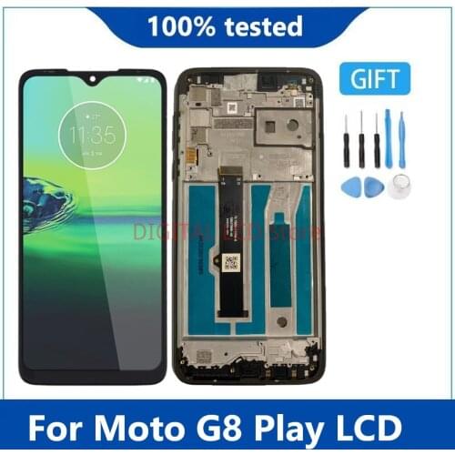 Original Display For 6.2" Moto G8 Play XT2015 XT2015-2 LCD Display Digitizer Assembly Replacement For Motorola G8 Play Display