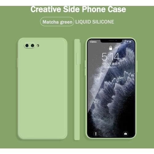 Straight Edge Style Soft Handfeeling Gel Silicone Shockproof Phone Case for OPPO A5 / A3S Dustproof Back Cover