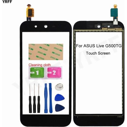 For ASUS Live G500TG Touch Screen Digitizer Glass Panel Sensor Front Glass New Assembly Parts Free Shipping