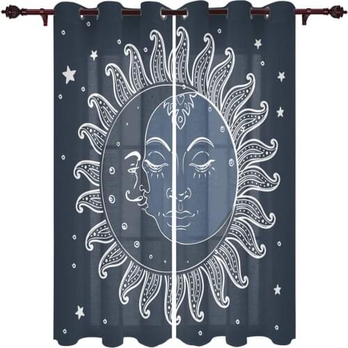 Outdoor Curtains Sun Line White Living Room Kitchen Curtain Drape For Patio Garden Gazebo Yard Valance Cutains